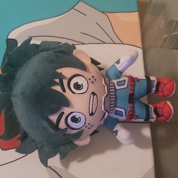 My Hero Acadamia bundle/ Deku & Bakudo plushie Deku Pop figure mouse pad &figure - Picture 5 of 12